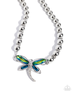 Paparazzi Necklace Sense of Propriety - Green LOP October 2024