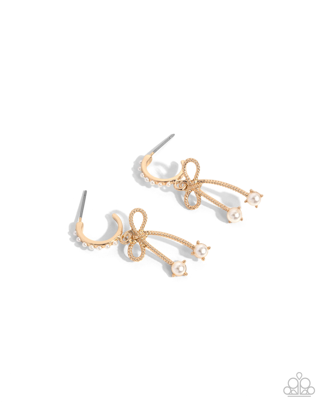 Paparazzi Earrings Charming Coquette - Gold Coming Soon