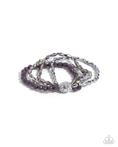 Paparazzi Bracelet Beaded Boundary - Silver Coming Soon