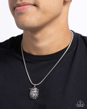 Load image into Gallery viewer, Paparazzi Men’s Necklace Leo Leader - Silver Coming Soon
