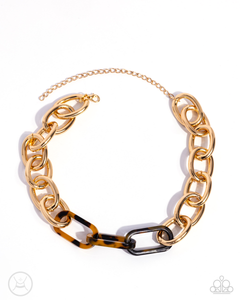 Paparazzi Necklace Uniquely Upmarket - Gold Coming Soon