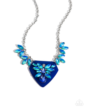 Load image into Gallery viewer, Paparazzi Necklace Scintillating Shield - Blue Coming Soon
