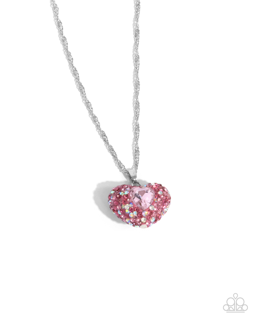 Paparazzi Necklace Best Of My Heart - Pink Coming Soon