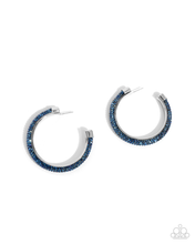 Load image into Gallery viewer, Paparazzi Earrings Chiseled Crescendo - Blue Coming Soon
