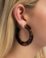 Load image into Gallery viewer, Paparazzi Earrings Spotted Scoop - Brown Coming Soon
