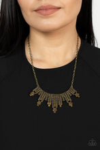 Load image into Gallery viewer, Paparazzi Necklace Skyscraping Sparkle - Brass
