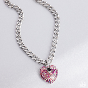 Paparazzi Necklace Ardent Affection - Pink Coming Soon