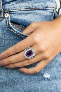 Paparazzi Rings Always OVAL-achieving - Purple