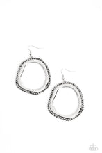 Load image into Gallery viewer, Paparazzi Earrings Scintillating Shareholder - Silver
