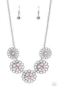 Paparazzi Necklace Mandala Mosaic - Pink