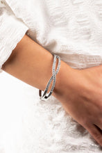 Load image into Gallery viewer, Paparazzi Bracelets Woven in Wealth - White
