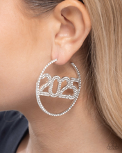 Load image into Gallery viewer, Paparazzi Earrings This is Gonna Be My Year - White Coming Soon

