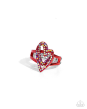 Load image into Gallery viewer, Paparazzi Ring Hybrid Heart - Red Coming Soon
