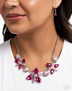 Paparazzi Necklace Perennial Promise - Pink Coming Soon