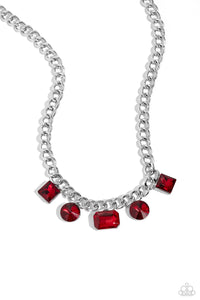 Paparazzi Necklace Alternating Audacity - Red Coming Soon