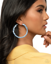 Load image into Gallery viewer, Paparazzi Earrings Denim Debut - Blue Coming Soon
