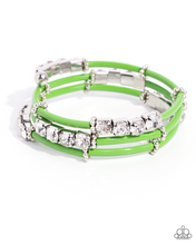 Load image into Gallery viewer, Paparazzi Bracelet Certainly Coiled - Green
