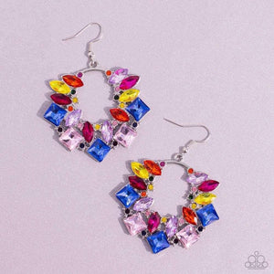 Paparazzi Earring PREORDER ~ September 2023 Life Of The Party - Multicolored Earrings