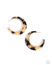 Load image into Gallery viewer, Paparazzi Earrings Patterned Promotion - Brown
