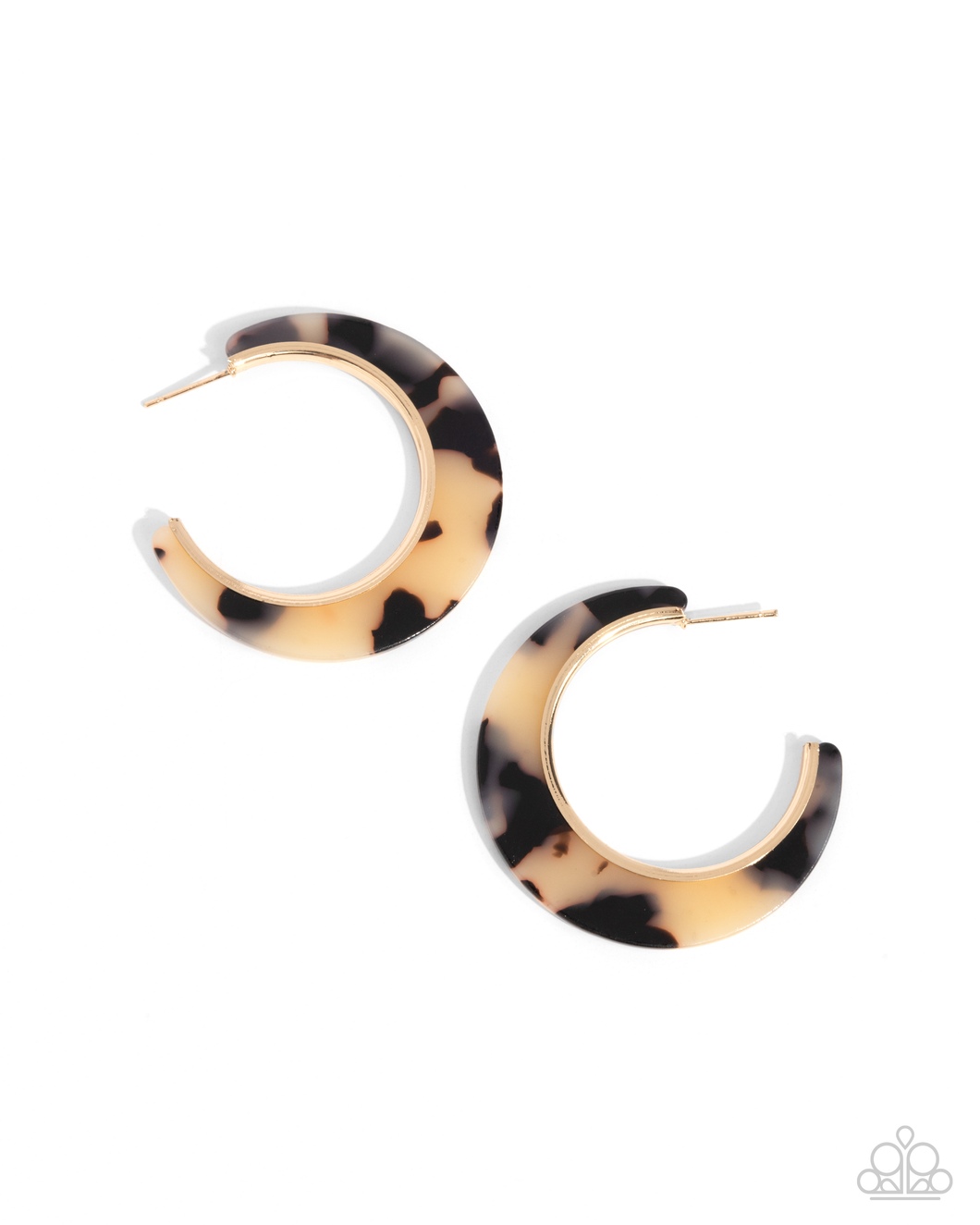 Paparazzi Earrings Patterned Promotion - Brown