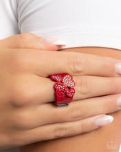 Load image into Gallery viewer, Paparazzi Ring Honorable Hearts - Red Coming Soon
