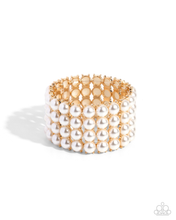 Load image into Gallery viewer, Paparazzi Bracelet Ombré Overture - Gold
