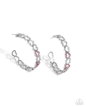 Load image into Gallery viewer, Paparazzi Earrings Happier Than Ever - Pink
