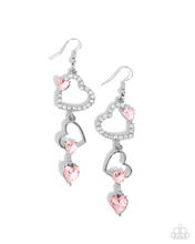 Load image into Gallery viewer, Paparazzi Earrings Courting Cascade - Pink
