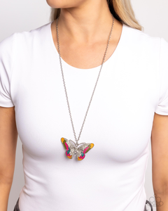 Paparazzi Necklace Papillon Pizzazz - Multi