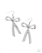 Load image into Gallery viewer, Paparazzi Earrings Dapper Delivery - Silver
