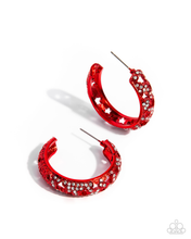 Load image into Gallery viewer, Paparazzi Earrings Stellar Significance - Red
