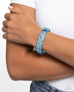 Paparazzi Bracelet Refulgent Rebel - Blue