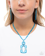 Load image into Gallery viewer, Paparazzi Necklace Metallic Movement - Blue
