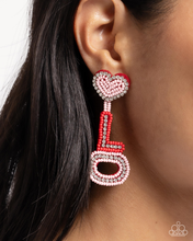 Load image into Gallery viewer, Paparazzi Earrings Visible Valentines - Multi
