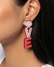 Load image into Gallery viewer, Paparazzi Earrings Visible Valentines - Multi
