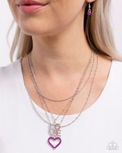 Load image into Gallery viewer, Paparazzi Necklace Courting Caliber - Pink
