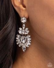 Load image into Gallery viewer, Paparazzi Earrings Darling Direction - White
