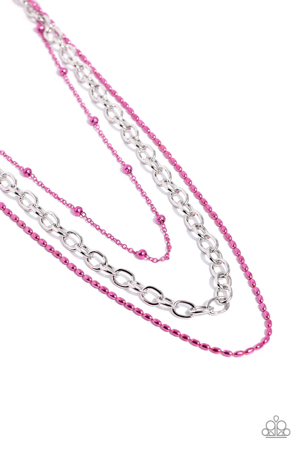 Paparazzi Necklaces Mardi Gras Mayhem - Pink Coming Soon