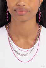 Load image into Gallery viewer, Paparazzi Necklaces Mardi Gras Mayhem - Pink Coming Soon
