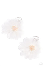 Load image into Gallery viewer, Paparazzi Earrings Cosmopolitan Chiffon - White Coming Soon

