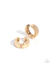 Load image into Gallery viewer, Paparazzi Earrings BOLD Up! - Gold
