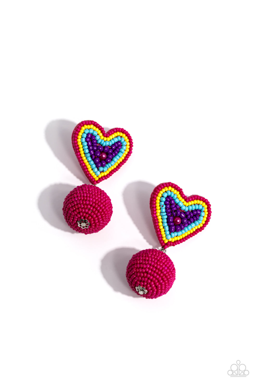 Paparazzi Earrings Spherical Sweethearts - Multi Coming Soon