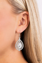 Load image into Gallery viewer, Paparazzi Earrings Lets GLOW, Girls! - White Coming Soon
