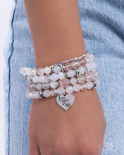 Load image into Gallery viewer, Paparazzi Bracelet Optimistic Opulence - Pink
