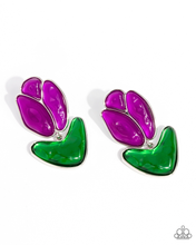 Load image into Gallery viewer, Paparazzi Earrings Tulip Triumph - Purple
