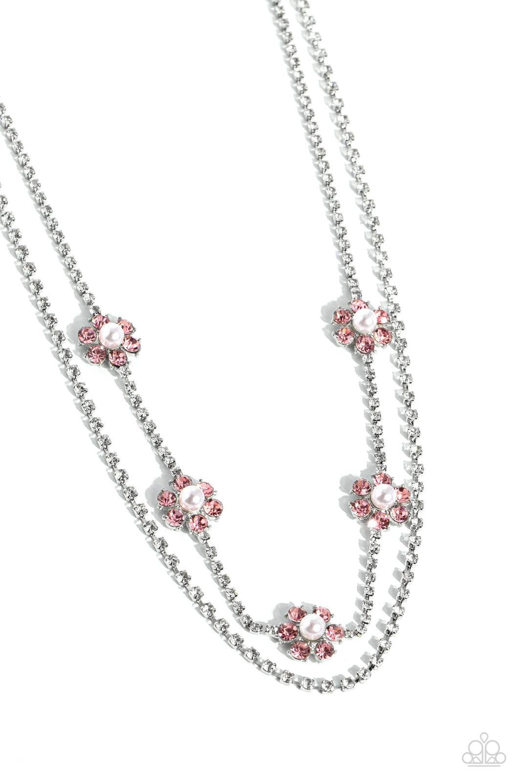 Paparazzi Necklaces A SQUARE Beauty - Pink Coming Soon