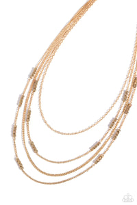 Paparazzi Necklaces Metallic Monarch - Gold Coming Soon