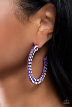 Load image into Gallery viewer, Paparazzi Earrings Flawless Fashion - Purple Coming Soon
