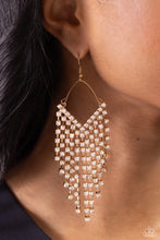 Load image into Gallery viewer, Paparazzi Earrings V Fallin - Gold Coming Soon
