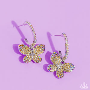 Paparazzi Earrings Whimsical Waltz - Yellow Coming Soon